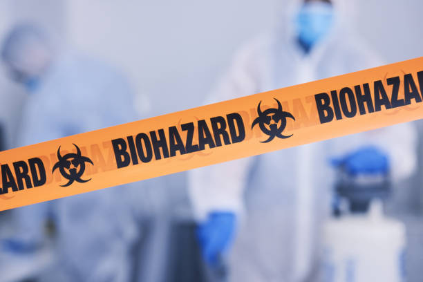 Professional Biohazard Cleanup technician working in Belmont, PA
